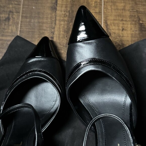 Chanel Spring D’Orsay Black Calfskin Pumps - Picture 2 of 10